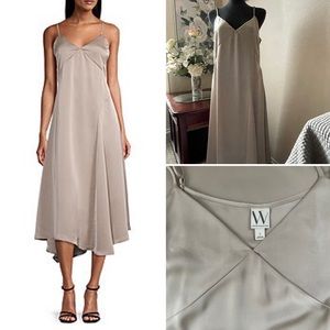 Satin Champagne Slip Dress